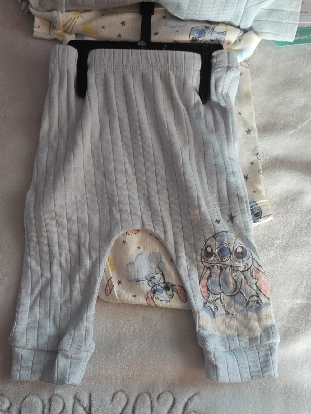 NWT Disney Baby 0/3 Month Stitch 4 Piece Outfit - Picture 4 of 7